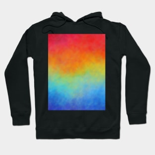 Colorful Transitional Warm Cool Abstract Hoodie